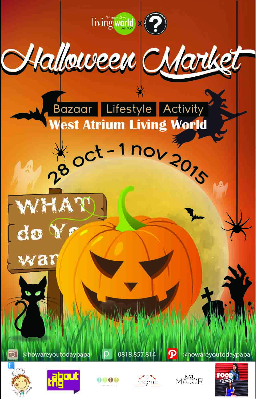 Halloween Market di Living World About Tangerang
